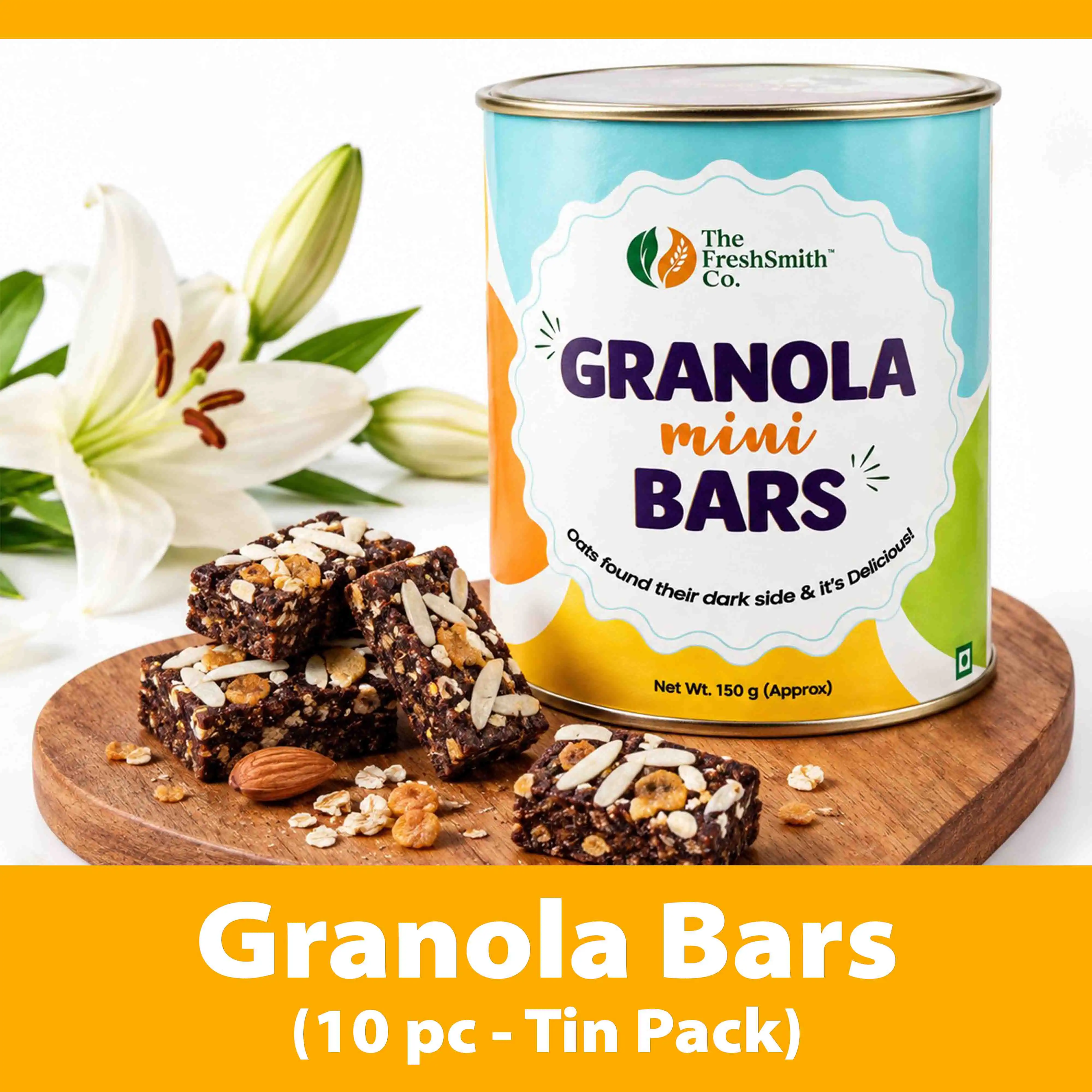 Granola Bars (10 pc-Tin pack)