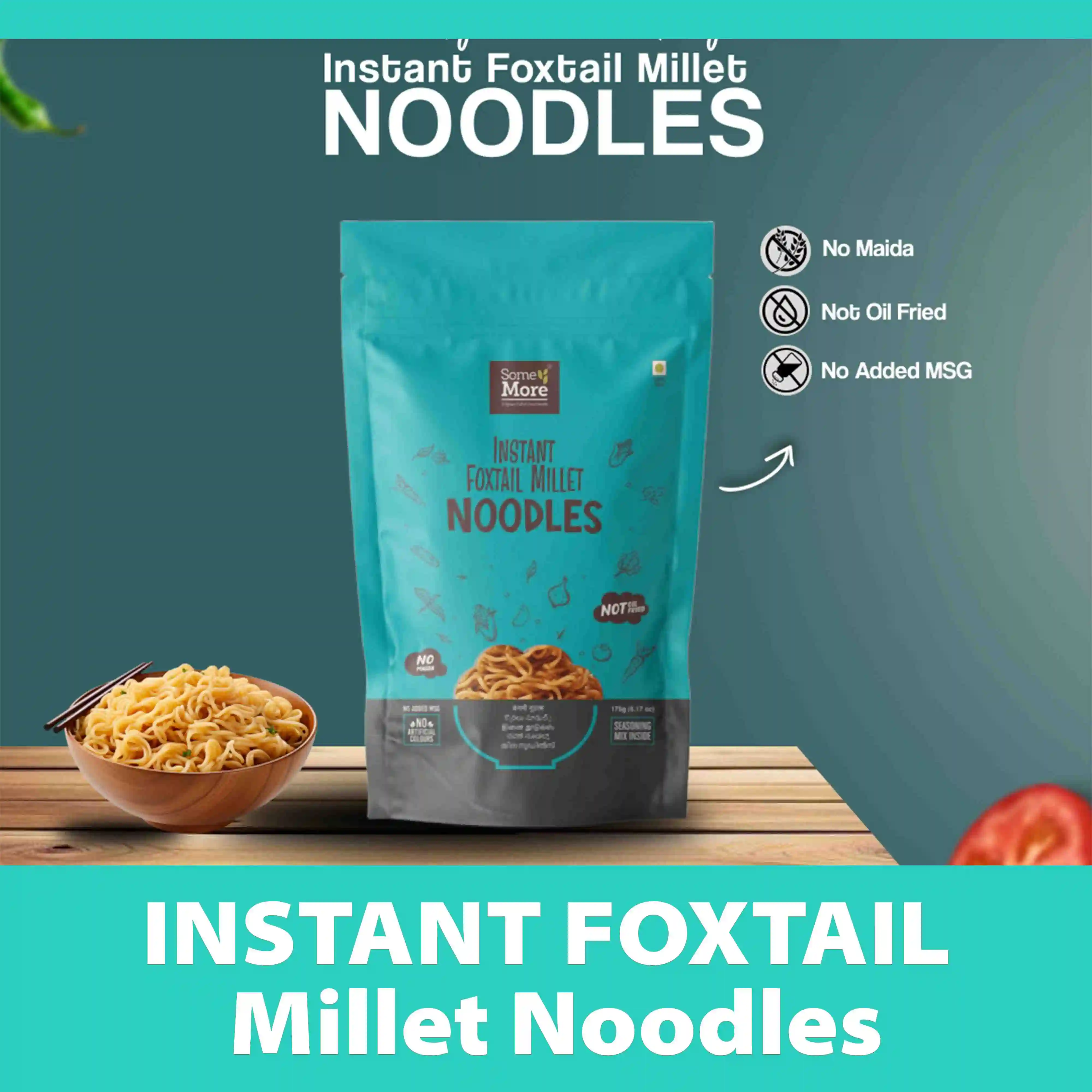 Instant Foxtail Millet Noodles by SMF (175 g)