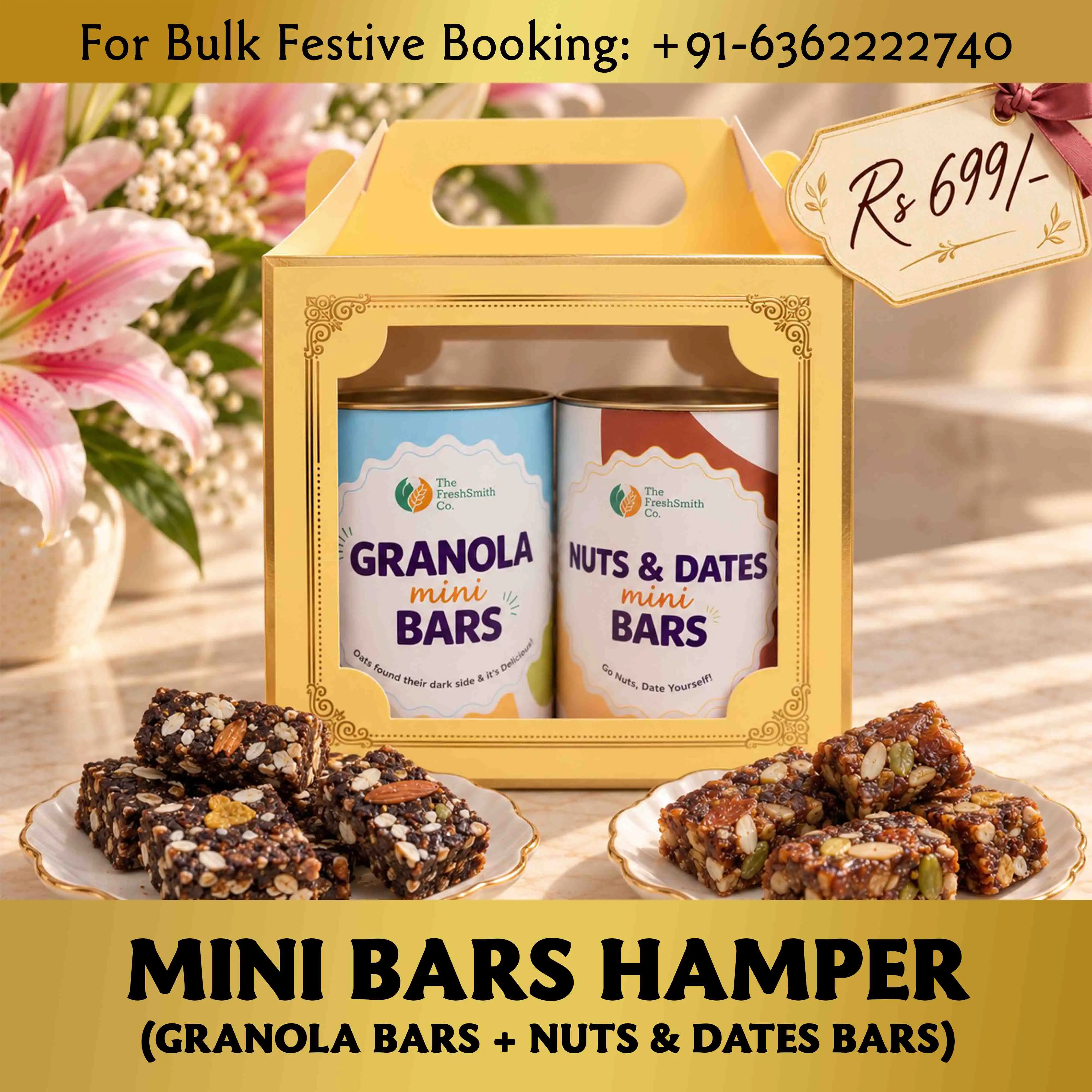 Festive Mini Bars Hamper (Pack of 2 Tins)