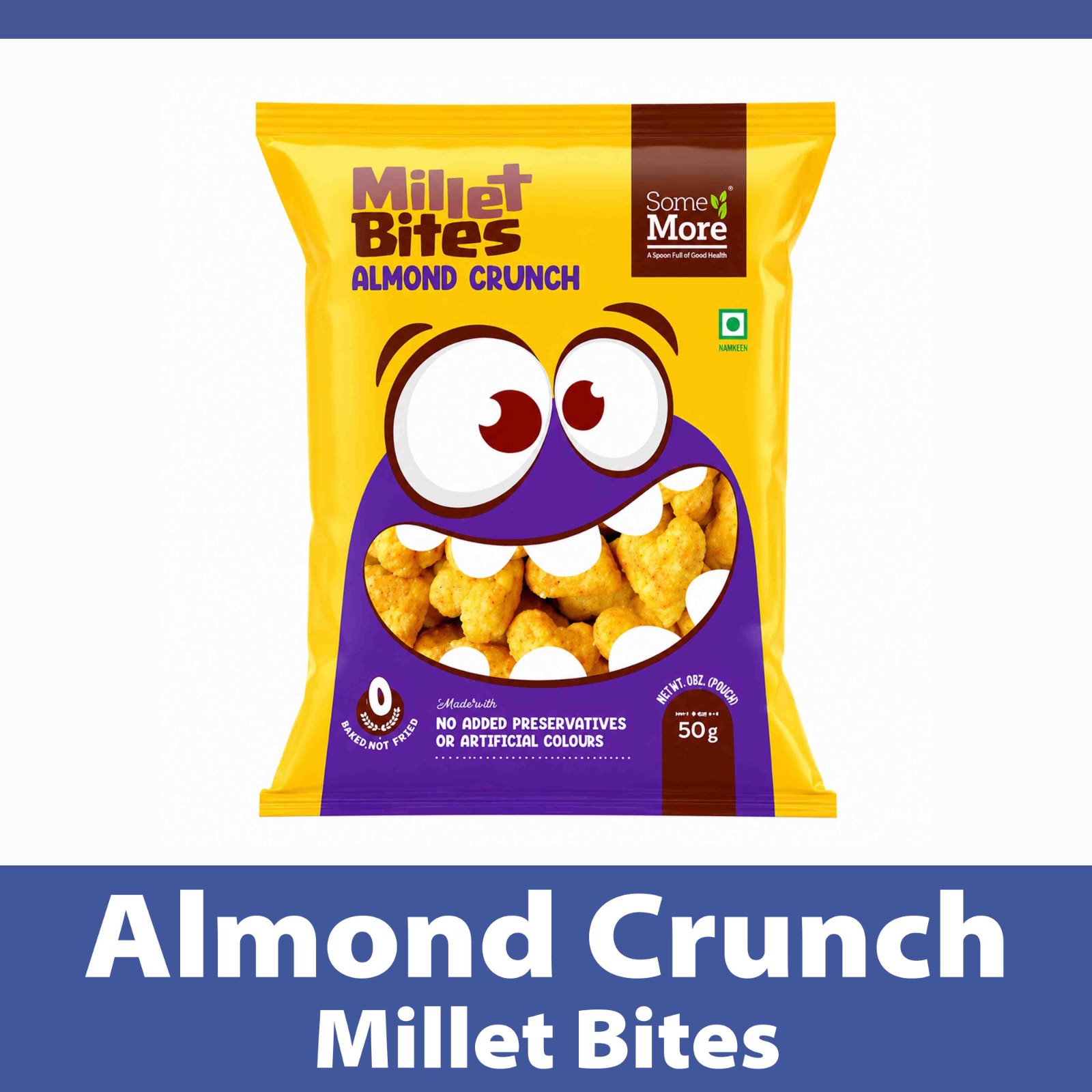 Almond Crunch (Millet Bites)